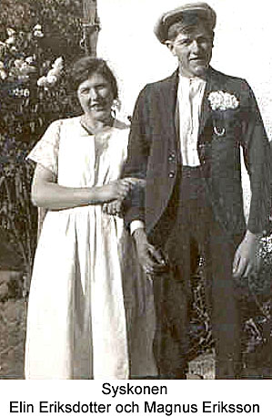 Syskonen Elin och Magnus 1926