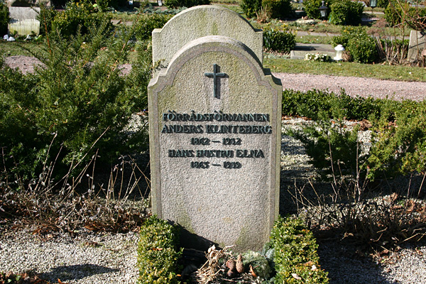 Anders och Elna Klintebergs gravsten