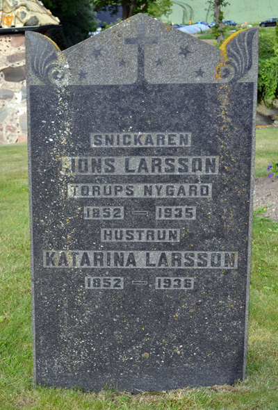 Jöns Larssons gravsten