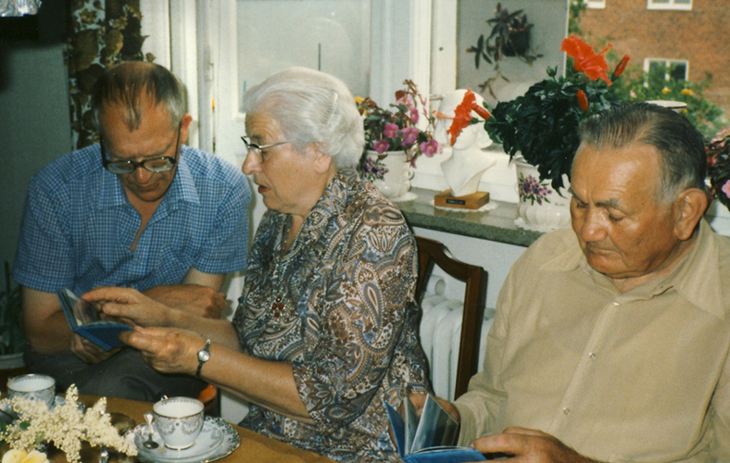Hugo Persson, Johanna och Egon Nilsson