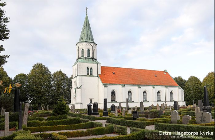 Östra Klagstorps kyrka och begravningsplats