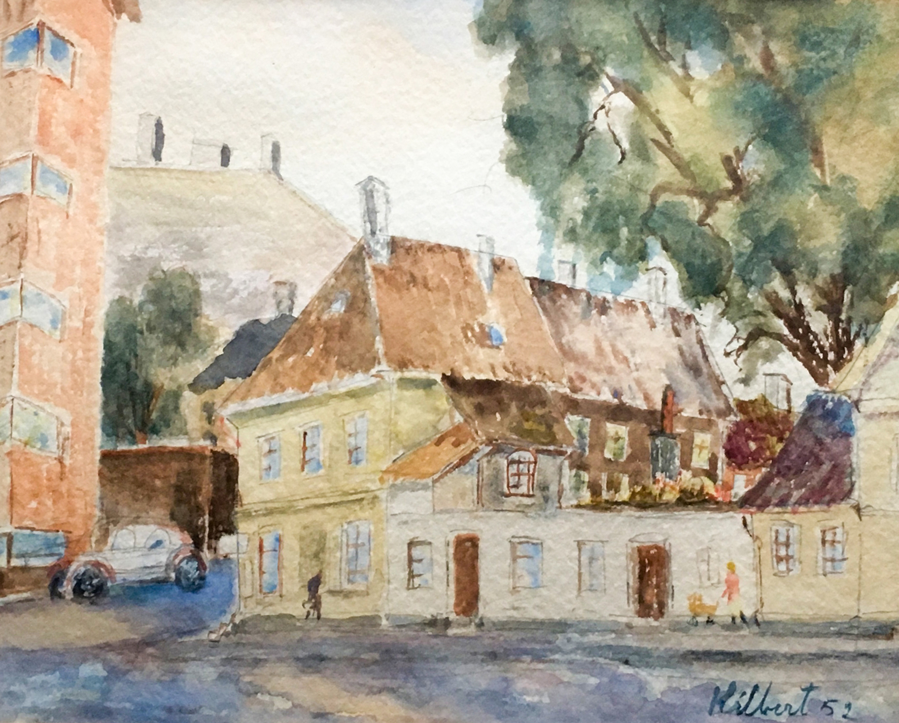 Södra Promenaden i Malmö 1952